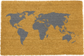 'Earth Map' Welcome Doormat