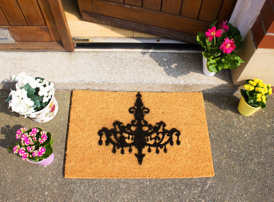 'Entryway Chandelier' Welcome Doormat