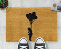 'Artistic Balloon Girl' Welcome Doormat
