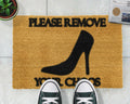 'Please Remove Your Choos' Welcome Doormat