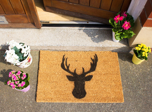 'Deers Antlers' Welcome Doormat