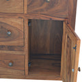Sheesham 4-Drawer Cabinet with Door