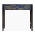 The Regal Midnight Blossom Console Table