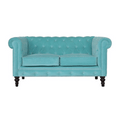 Regal Velvet Chesterfield Sofa - Luxurious Statement
