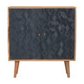 Navy Oak-Ish Cabinet with Nordic Legs