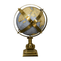 Grey Globe with Gold Frame