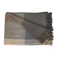 Selin Grey Woolen Throw,130x170 cm