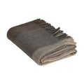 Selin Grey Woolen Throw,130x170 cm