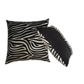 Quinn Cushion Set - White Tiger & Black
