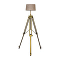 Brass Plated Floor Lamp