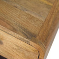 Mini Oak Wall Mounted Bedside Table
