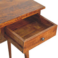 Large 3 Drawer Chestnut Console