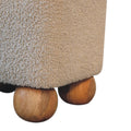 Serenity Square Footstool with Ball Feet
