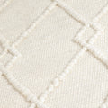 Cream Diamond Runner Wool Rug (60 x 230cm)