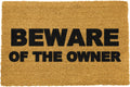 'Beware Of The Owner' Welcome Doormat