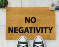 'No Negativity' Welcome Doormat