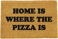 'Home Is Where The Pizza Is' Pizza Lover's Welcome Doormat