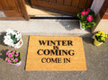 'Winter is Coming' Welcome Doormat