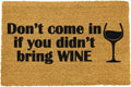 Wine Lover's Welcome Doormat